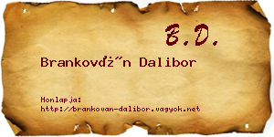 Brankován Dalibor névjegykártya